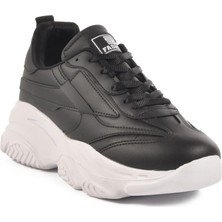 Walkway DRK171 G Siyah-Beyaz Unisex Hafif Esnek Mevsimlik Spor Ayakkabı