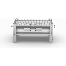 Katlanabilir Galvaniz Mangal, Özel Kutusu ile Pratik ve Dayanıklı Kullanım Sağlar