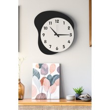 Dekoratif Yeni Modern Regor Ahşap Duvar Saati 48CM