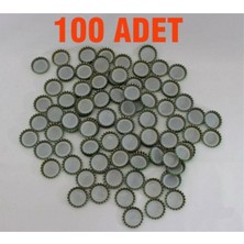 Turuncu Gazoz Kapağı 100 Adet, Pratik ve Dayanıklı, Kolay Kullanım