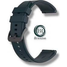 22MM Silikon Akıllı Saat Kordonu Samsung Huawei Amazfit Garmin Uyumlu .