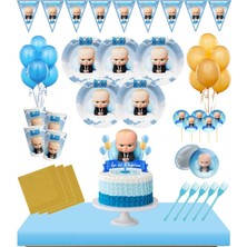 Renkli 40 Kişilik Doğum Günü Seti, Eğlenceli ve Şık Organizasyon Malzemeleri