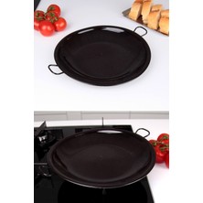 Emaye Saç Kavurma Sacı, Tutma Kulplu, Şık ve Kullanışlı Mutfak Gereci