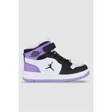 Cool 25C.HAYKAT Mor Bilekli Cırtlı Ortopedik Sneaker Kız Çocuk Spor Ayakkabı