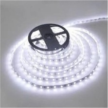 10 Çipli 5 Metre Beyaz LED Şerit, Esnek ve Parlak Aydınlatma Seçeneği