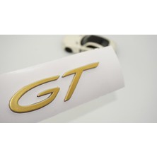 Dk Tuning Porsche 911 Gt Bagaj Gold Abs Yazı Logo Amblem