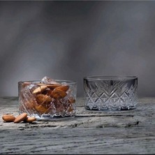 Turuncu 4'lü Cam Kase Takımı, Şık ve Zarif Ev Dekorasyonu Parçası