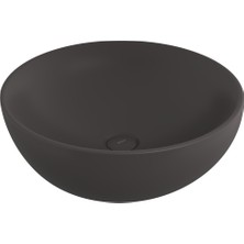 Bocchi Venezia 45 cm Çanak Lavabo Mat Antrasit 1119-020-0125