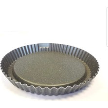 28CM Granit Tart Kalıbı, Beyaz, Dayanıklı ve Şık Tasarım