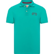 Routefield Post Erkek Mavi Polo Tişört
