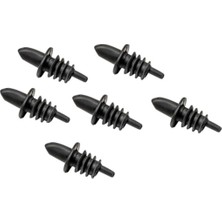 Beyaz Silikon Yağlık ve Sirkelik Şişesi Tıpa Seti, 6'lı, Kullanışlı ve Şık Tasarım