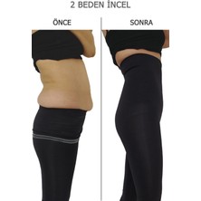 Anında Incelme Siyah Yüksek Bel Korse Tayt Toparlayıcı Korse