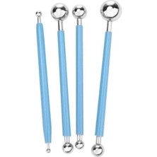 Renkli Metal Top Marzipan Seti, Tatlı Süsleme Için Eğlenceli ve Şık Tasarım