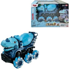 YJ-078-3 1:14 Uzaktan Kumandalı Full Fonksiyon 2.4g Dinozor Beton Mikseri -Vardem