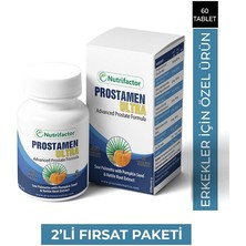 Natural Creams Prostamen Erkeklerin Prostatınıza Ultra Takviye  60 Lı Kapsül x 2 Adet