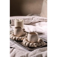 Beyaz 2'li Kahve Fincan Takımı, Şık ve Zarif Sunum Seti