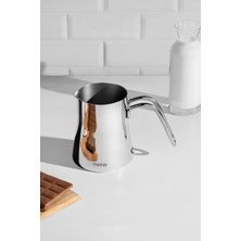 Paslanmaz Çelik Midi 800 ml Sütlük, Sağlam ve Şık Tasarım