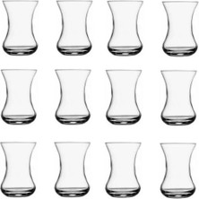 Ince Belli 12'li Çay Bardağı Seti, Şık ve Kullanışlı Tasarım, Hafif ve Dayanıklı.