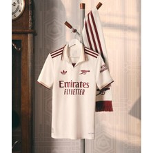 Arsenal 2025-26 Yeni Sezon Isimsiz Deplasman Forması (Beyaz)