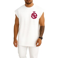 Oversize Al-Kholood Club Saudi Cep Tasarımlı Unisex Spor Atlet