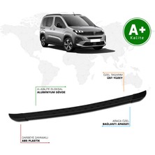 Peugeot Rifter Arka Basamak 2024 Model ve Sonrası Trimline Siyah