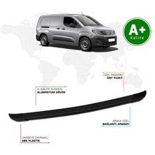 Peugeot Partner Arka Basamak Uzun Şasi 2024 Model ve Sonrası Trimline Siyah