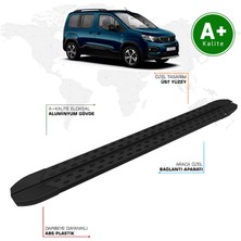 Peugeot Rifter Yan Basamak 2019 Model ve Sonrası Trimline Siyah