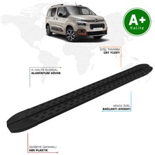 Citroen Berlingo Yan Basamak Kısa Şasi 2019 Model ve Sonrası Trimline Siyah