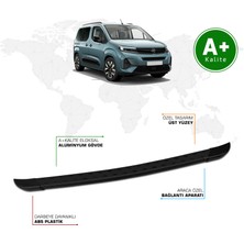 Opel Combo Arka Basamak Kısa Şasi 2024 Model ve Sonrası Trimline Siyah