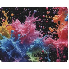 Usin Renkli Köpükler Desenli Tip Kaymaz Taban Optik Bilgisayar Notebook Mouse Pad Mauspad