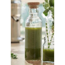 Beyaz 1070CC Mantar Kapaklı Şişe, Pratik ve Şık Saklama Çözümü