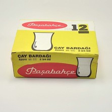 12'li Beyaz Çay Bardağı Seti, Şık ve Kullanışlı Ev Dekoru Için Ideal