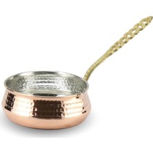 El Yapımı Bakır Sosluk 12-13 Cm, Şık ve Dayanıklı Dekoratif Seçenek