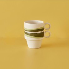 Yeşil 2'li Espressolu Set, 105 Cc, Şık ve Kullanışlı Kahve Aksesuarları