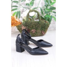 Fort 110-416 Rahat Alçak Kalın Topuklu Kadın Ayakkabı