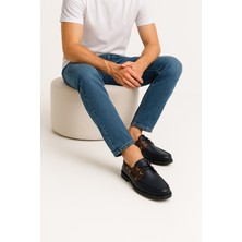 Growish GR0190 Hakiki Deri Çift Renk Siyah Bordo Deri Bağcık Koku Yapmaz Ayakkabı