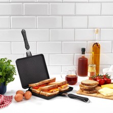 Döküm Tost Izgara Seti, 20X26 Cm, 2 Parça, Sağlıklı ve Dayanıklı Tasarım