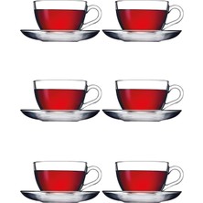 6'lı Büyük Fincan Takımı, Çay ve Kahve Için, 238 Ml, 12 Parça, 6 Kişilik