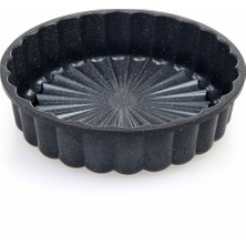 Gri Granit Tart Kalıbı, 26 Cm, Şık ve Dayanıklı Mutfak Gereci