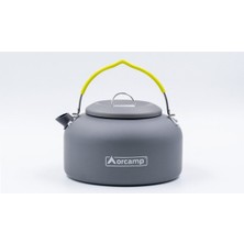 Gri Kulplu Kamp Çaydanlığı, Şık ve Kullanışlı Tasarım