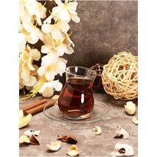 12 Parça Renkli Çay Takımı, Zarif ve Şık Tasarım