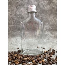 Gri Metal Kapaklı Cam Soğuk Demleme Şişesi, 6'lı Set