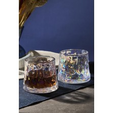 Şık 2'li Viski Kokteyl Bardağı, Japon Tarzı, 160ML, Altın Renkli