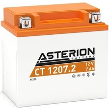 Asterıon-Ct 1207.2 - Aku 12V 7 Ah 130A Motorsıklet Agm YTZ7S (114 X70×108) Ters Kutup