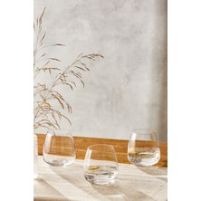 3'lü Kristal Bardak Seti, 400 Ml, Şeffaf ve Şık Tasarım, Kaliteli Kullanım