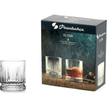 4'lü Elysia Viski Bardağı, 355 Cc, Kutulu, Beyaz