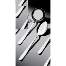 Paslanmaz Çelik Servis Kepçe ve Kaşık Seti, Gri, 2 Parça, Şık ve Dayanıklı