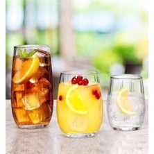 18 Parça Su ve Kahve Yanı Bardağı Takımı Beyaz