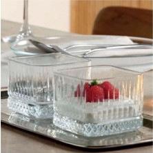 Turuncu Cam Kase Seti 180CC, 4'lü, Şık ve Dayanıklı Mutfak Ürünleri