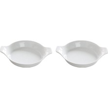 Beyaz 17CM 2'li Sahan Takımı, Şık ve Kullanışlı Mutfak Seti